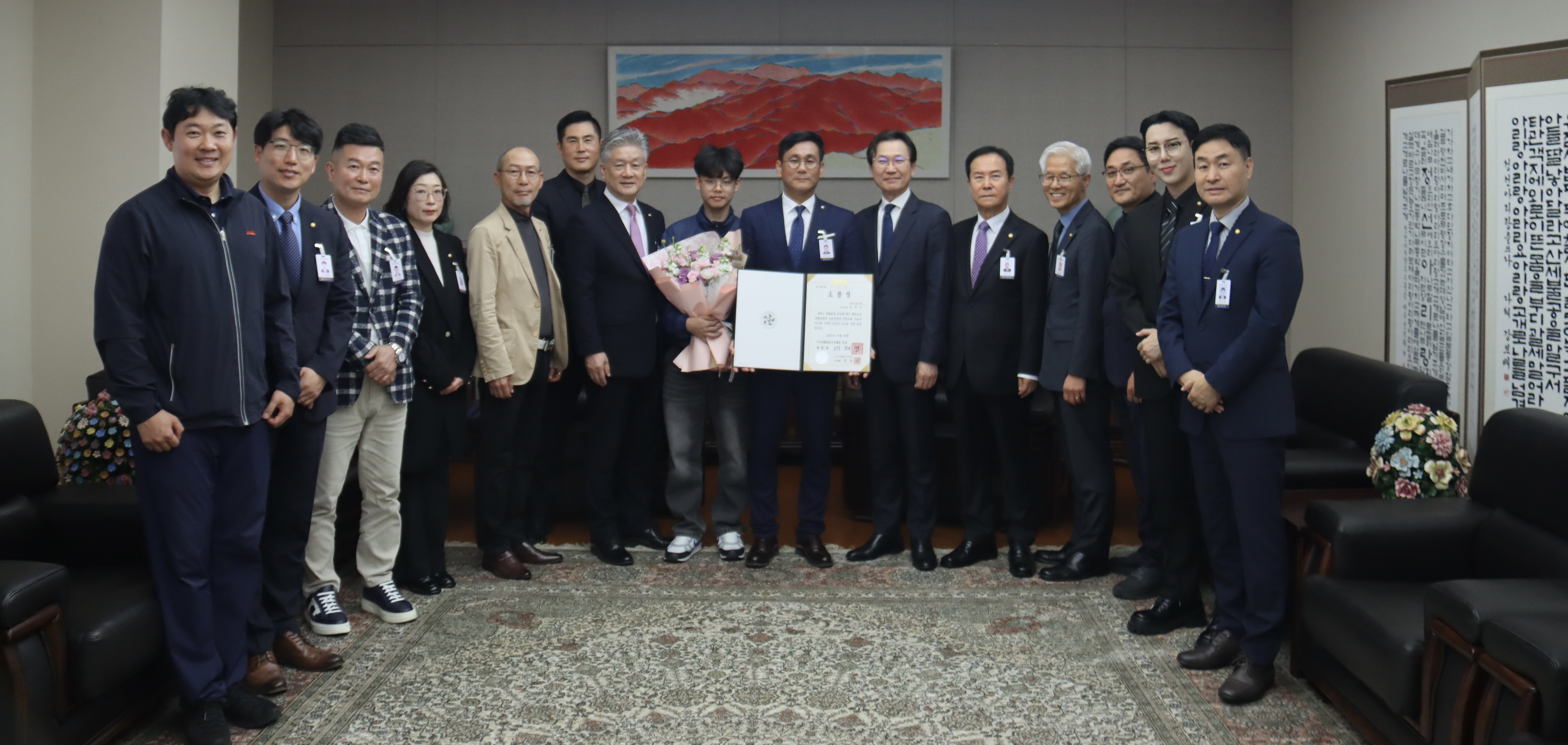 총영사, 민주평통 유공 자문위원 의장 표창 전수식 개최